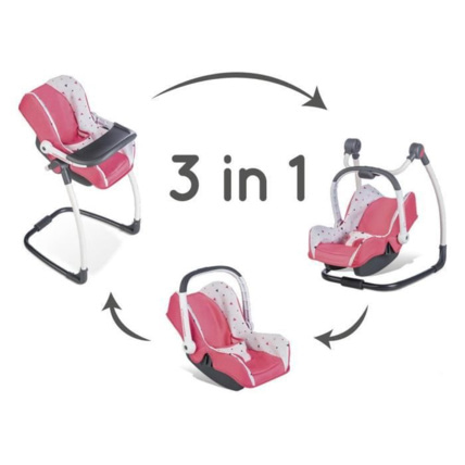 Smoby - Baby Nurse - Chaise Haute - pour Poupons et Poupées - 2
