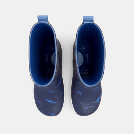 Avis Bottes de pluie impression dinosaures bleues garçon OKAIDI 2
