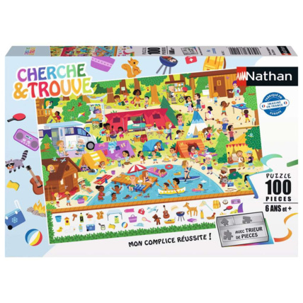 Avis Puzzle Au camping (Cherche et trouve) - de 6 ans RAVENSBURGER 1