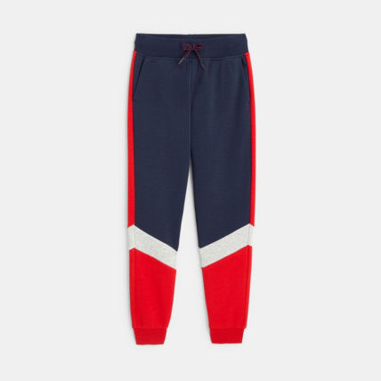 Avis Jogging en molleton colorblock bleu garçon OKAIDI 1