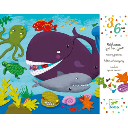 Avis Coffret d'activité tableaux qui bougent Animaux DJECO 1