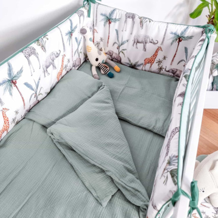 Avis Housse pour tour de lit réversible Sevira Kids 7