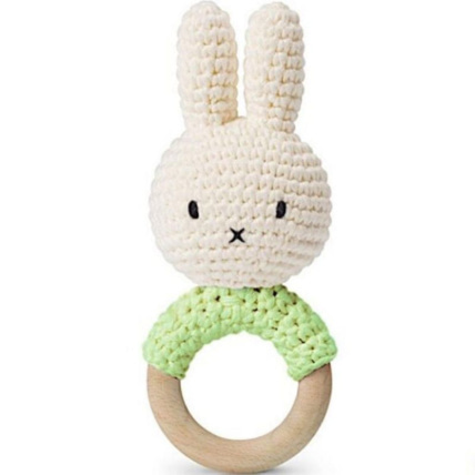 Avis Anneau de dentition en bois Miffy Pistache Just Dutch 1