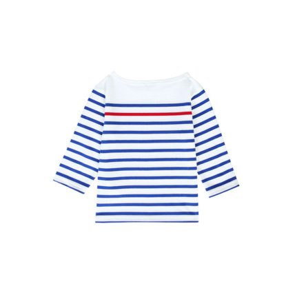 Avis Marinière manches 3/4 Kids - coton - Blanc/Etoile/Braise ARMOR-LUX 2