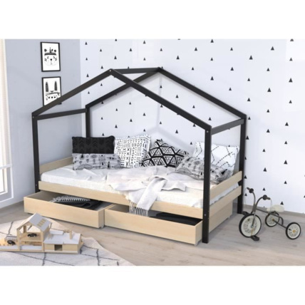 Avis Lit cabane Etoile avec tiroirs WEBER INDUSTRIES 1