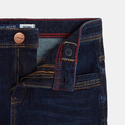 Avis Jean skinny bi-stretch bleu garçon OKAIDI 3