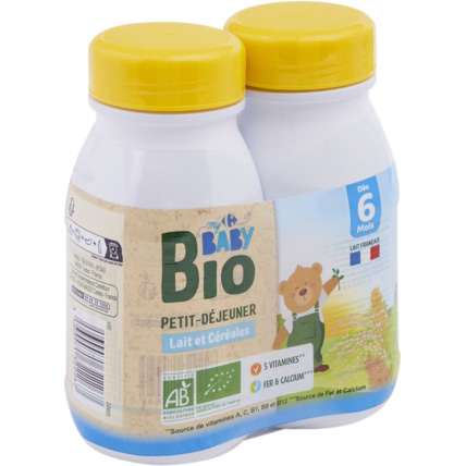 Avis Lait et céréales bébé bio - Dès 6 mois MY CARREFOUR BABY 1