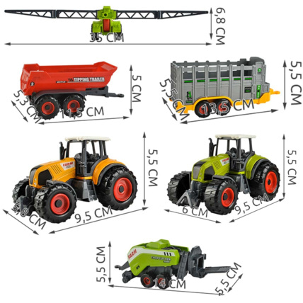 Avis Coffret jeu 6 engins agricoles FARM ISO TRADE 4