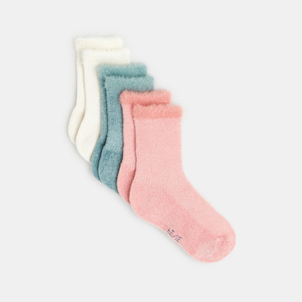 Avis Chaussettes en maille chenille vertes fille OKAIDI 1