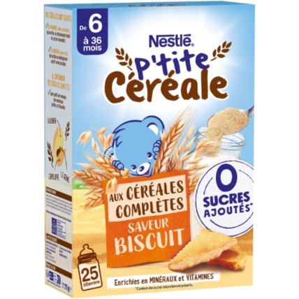 Avis P'tite Céréale aux céréales complètes saveur Biscuit, 0 sucres ajoutés NESTLÉ 1