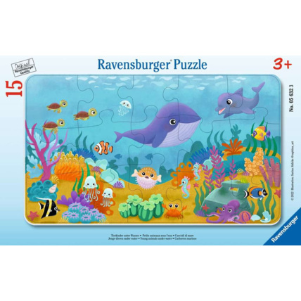 Avis Puzzle Petits animaux sous l'eau - de 3 ans RAVENSBURGER 1