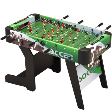 Avis Table de baby-foot d'intérieur pliable - 22 figurines - 3 balles inclues - 2 à 4 joueurs Kangui 1