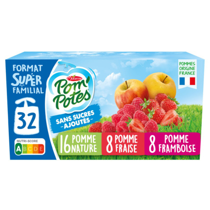 Avis Compotes pomme, pomme fraise, pomme framboise Pom'potes 2