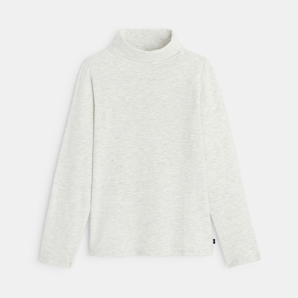 Avis T-shirt col roulé manches longues blanc garçon OKAIDI 1