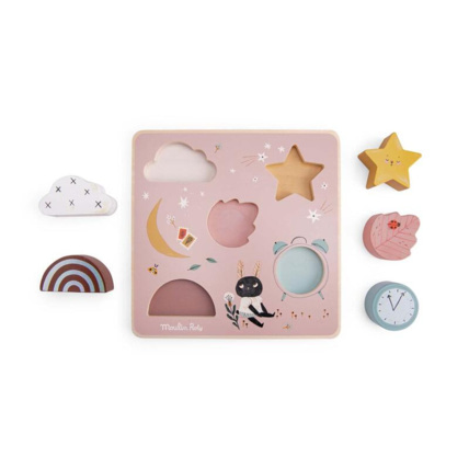 Avis Puzzle éveil sensoriel Après la pluie moulin Roty 1