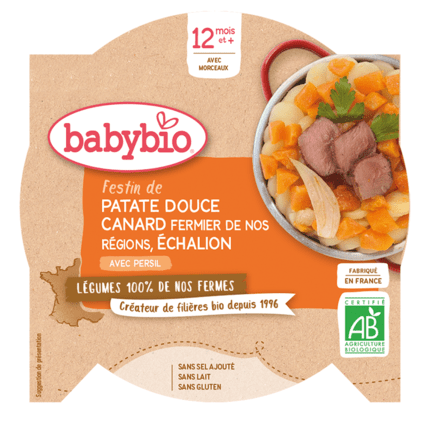 Avis Festin de Patate douce Canard de nos Régions Échalion Babybio 1