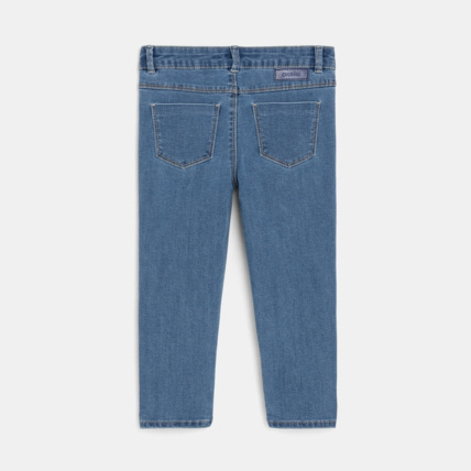 Avis Pantalon skinny à motif sequins bleu fille OKAIDI 3