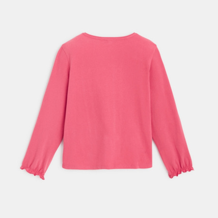 Avis T-shirt à motif coccinelle rose fille OKAIDI 4