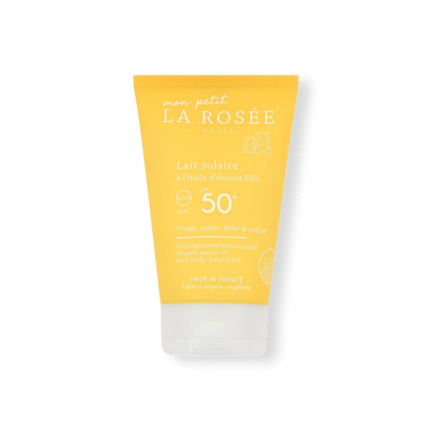Avis Lait solaire bébé SPF 50+ à l'huile d'abricot BIO La Rosée 1