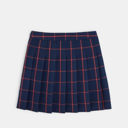 Avis Jupe plissée à carreaux bleue fille OKAIDI 3