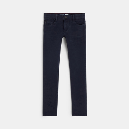 Avis Pantalon en toile bi-stretch bleu garçon OKAIDI 2