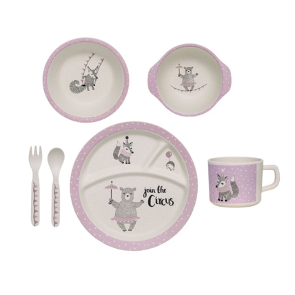 Avis Coffret repas Circus en bambou Bloomingville 2