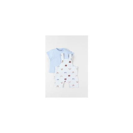 Avis Set salopette imprimé animalier + t-shirt NOUKIE'S 1