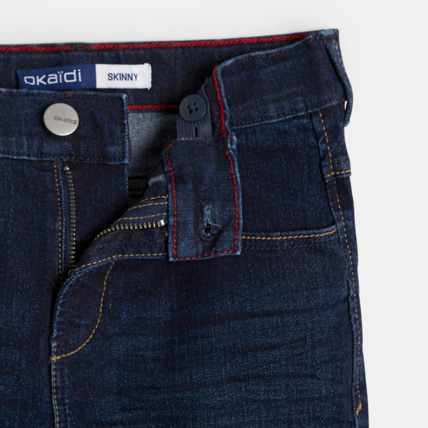 Avis Jean skinny hyper stretch bleu garçon OKAIDI 3