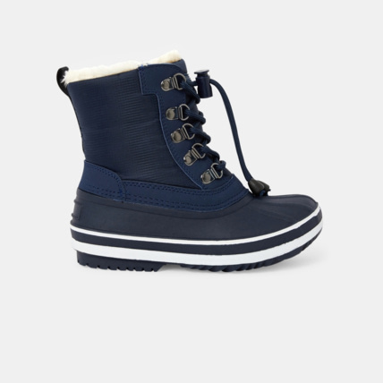 Avis Bottes de neige fourrées à lacets bleues garçon OKAIDI 1