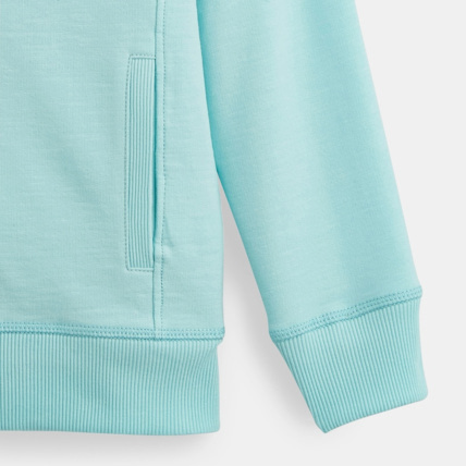 Avis Sweat-shirt uni à capuche bleu garçon OKAIDI 3