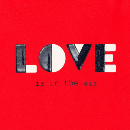Avis T-shirt message love rouge fille OKAIDI 3
