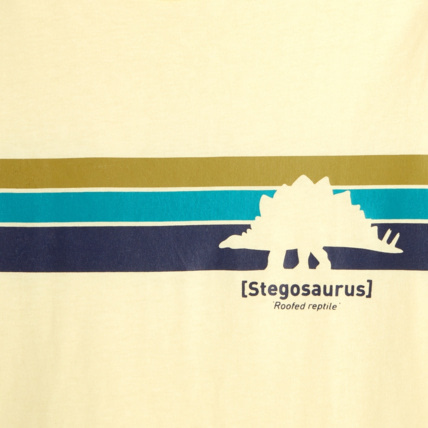 Avis T-shirt manches courtes motif dinosaure jaune garçon OKAIDI 3
