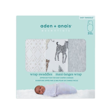 Avis Lot de 3 langes d'emmaillotage 3-6 mois ADEN + ANAIS 3