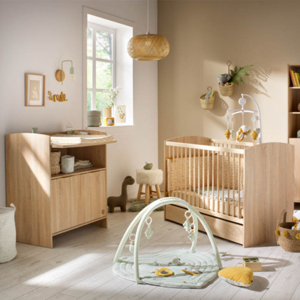 Avis Chambre Duo Azur Lit bébé + Commode Sauthon 1