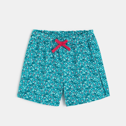 Avis Short en jersey imprimé vert fille OKAIDI 1