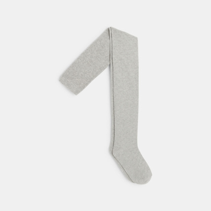 Avis Collant en tricot fantaisie gris fille OKAIDI 1