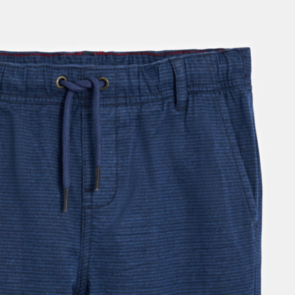 Avis Pantalon coupe jogger en toile bleu garçon OKAIDI 3