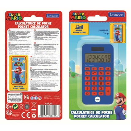 Avis Calculatrice de poche Super Mario LEXIBOOK 1