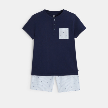 Avis Pyjama d'été 2 pièces bleu garçon OKAIDI 2