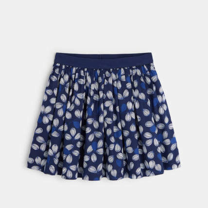 Avis Jupe évasée imprimée bleue fille OKAIDI 1