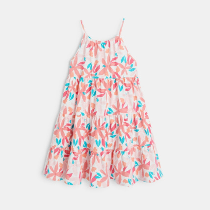Avis Robe à bretelles imprimée rose fille OKAIDI 3