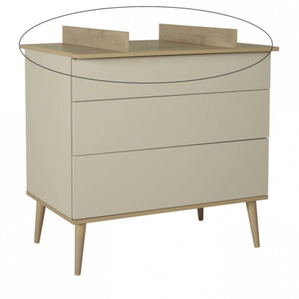 Avis Plan à langer pour commode Flow Argile et Oak QUAX 1