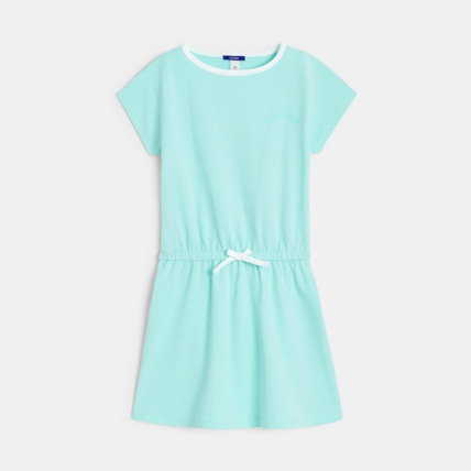Avis Robe de plage unie bleue fille OKAIDI 1