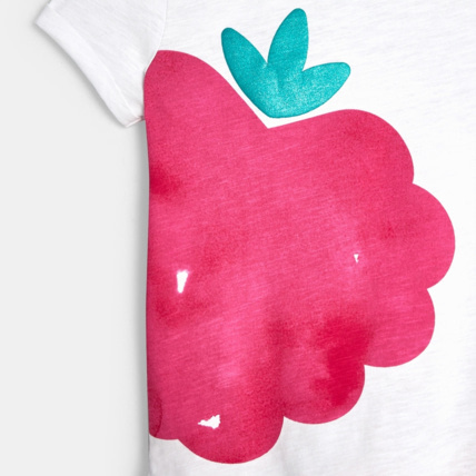 Avis Pyjama en jersey blanc fille OKAIDI 2