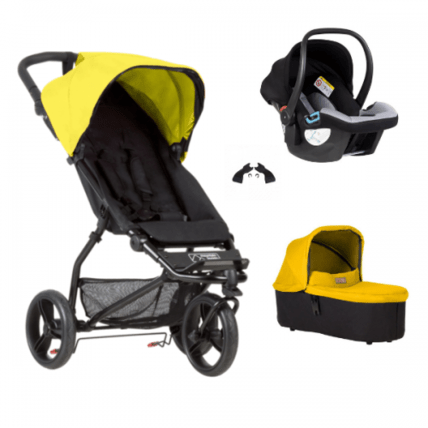 Avis Poussette Mini + nacelle Plus + coque auto Protect Mountain Buggy 1