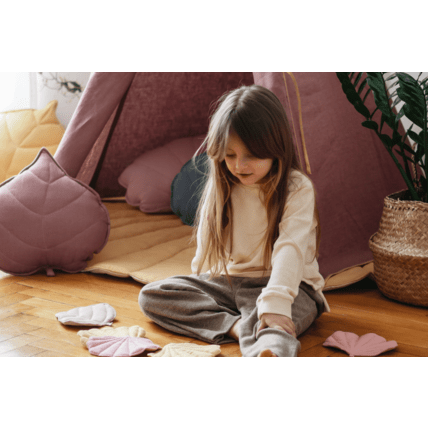 Avis Coussin feuille en lin Mon Lit Cabane 2
