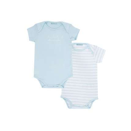 Avis Lot de 2 Bodies "Yannig" Baby - coton - Blanc/Nuage ARMOR-LUX 1