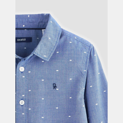 Avis Chemise à petits motifs blanche garçon OKAIDI 3