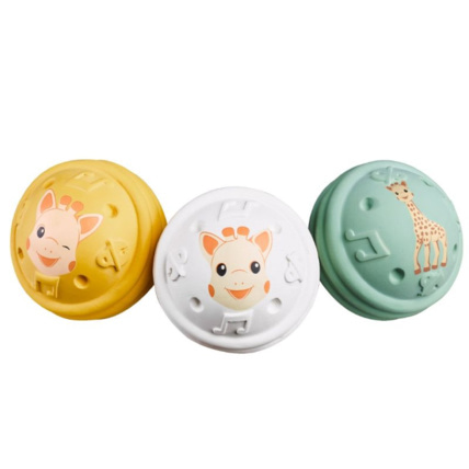 Avis Lot de 3 balles musicales SOPHIE LA GIRAFE BABY 1