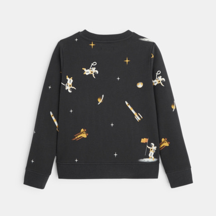 Avis Sweat-shirt à motifs imprimés gris garçon OKAIDI 4
